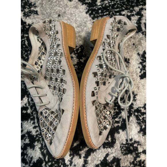 Jeffrey Campbell Town Square Studded Oxfords Women's Size 6.5 - Picture 4 of 8